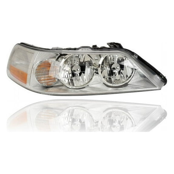 Headlight Assembly - Compatible/Replacement for '03-04 Lincoln Town Car - Without HID - Right Hand - Passenger - 4W1Z13008AA