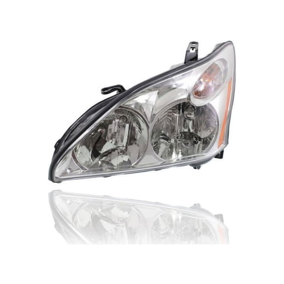 Headlight Assembly - Compatible/Replacement for '04-06 Lexus RX330, 07-09 RX350 (USA Built) - Halogen - Left Hand - Driver - 811500E010 CAPA