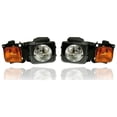 thumbnail image 1 of Headlight Assembly - Compatible/Replacement for '06-10 Hummer H3, 09-10 H3T - Pair, Left Driver + Right Passenger Set - 15951164, 15951163, 1 of 4