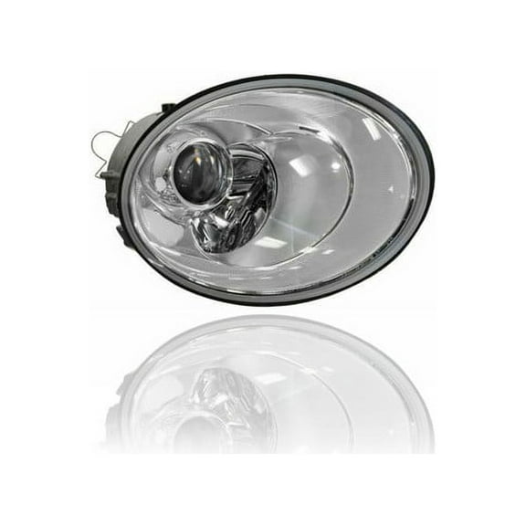 Headlight Assembly - Compatible/Replacement for '06-10 VW Volkswagen New Beetle - Halogen - Right Hand - Passenger - 1C0941030N