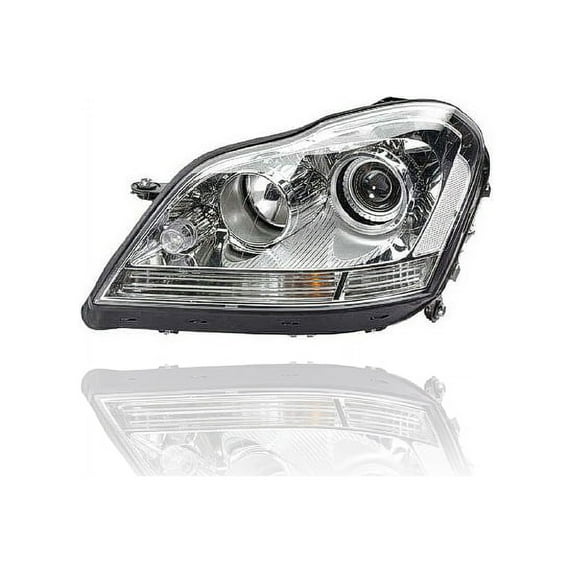Headlight Assembly - Compatible/Replacement for '07-12 Mercedes-Benz GL-Class - Halogen Type - Left Hand - Driver - 1648204759 CAPA