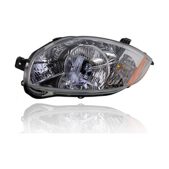 Headlight Assembly - Compatible/Replacement for '08-12 Mitsubishi Eclipse/Spyder GS/SE/GT-Only - Halogen - Left Hand - Driver - 8301B135
