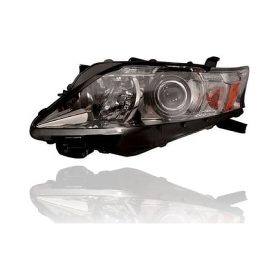 Headlight Assembly - Compatible/Replacement for '10-12 Lexus RX 350 (Japan Built) - Halogen, Chrome Interior Bezel - Left Hand - Driver - 8117048680
