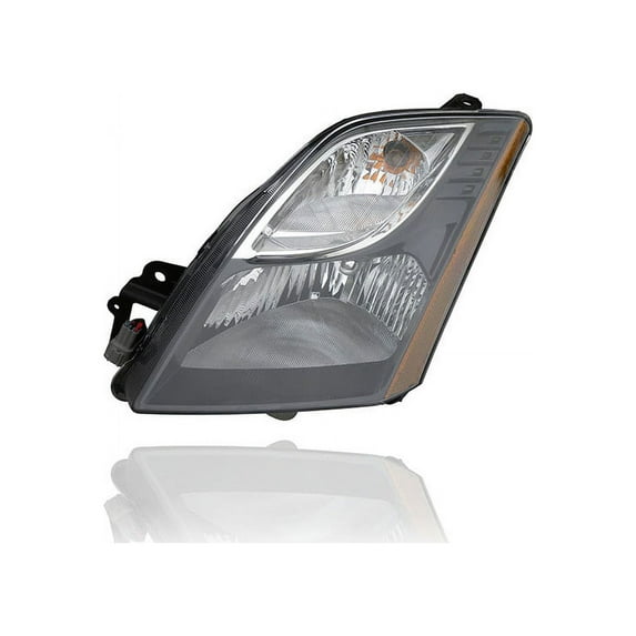 Headlight Assembly - Compatible/Replacement for '10-12 Nissan Sentra SR/SE-R/Spec V - Black Interior - Left Hand - Driver - 26060ZT50B