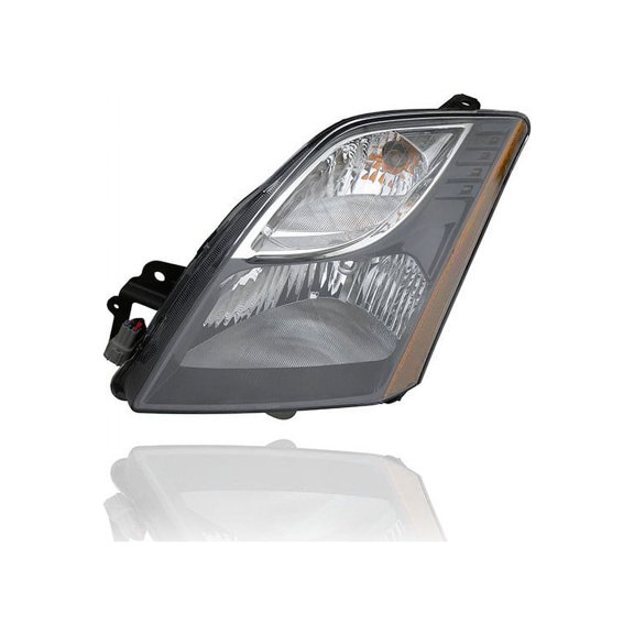 Headlight Assembly - Compatible/Replacement for '10-12 Nissan Sentra SR/SE-R/Spec V - Black Interior - Left Hand - Driver - 26060ZT50B