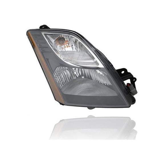 Headlight Assembly - Compatible/Replacement for '10-12 Nissan Sentra SR/SE R/Spec V - Black Interior - Right Hand - Passenger - 26010ZT50B - CAPA