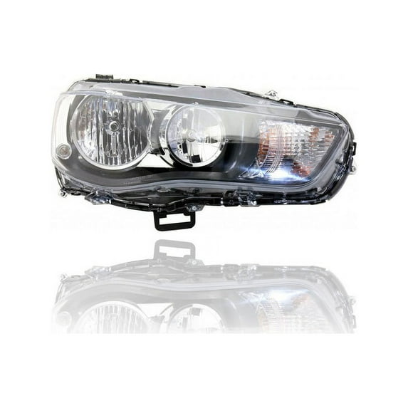 Headlight Assembly - Compatible/Replacement for '10-13 Mitsubishi Outlander - Halogen - Right Hand - Passenger - 8301C418