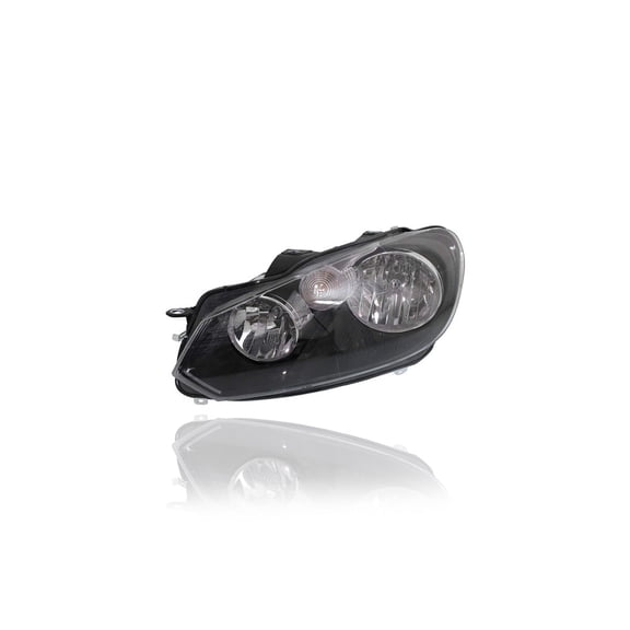 Headlight Assembly - Compatible/Replacement for '10-14 VW Volkswagen Jetta Wagon - Halogen - Left Hand - Driver - 5K0941005D