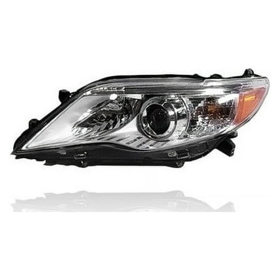 Headlight Assembly - Compatible/Replacement for '11-12 Toyota Avalon Base-Only - Halogen - Left Hand - Driver - 8115007110 CAPA