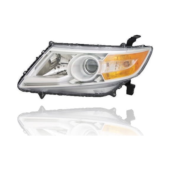 Headlight Assembly - Compatible/Replacement for '11-13 Honda Odyssey - Halogen - Left Hand - Driver - 33150TK8A01