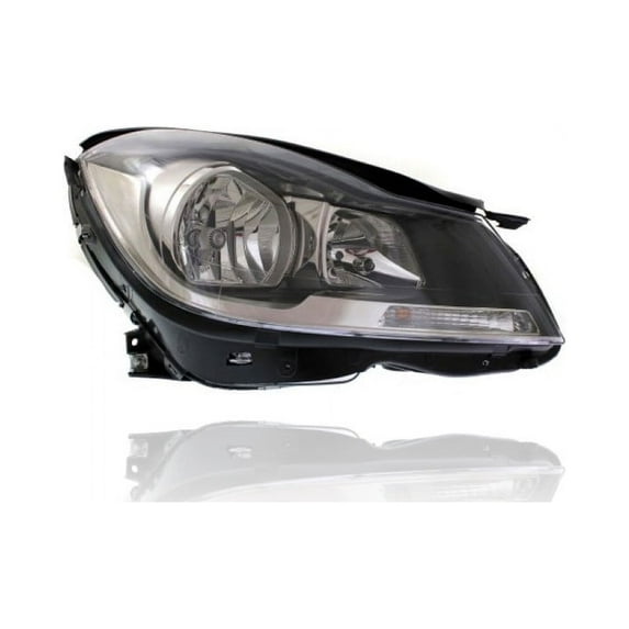 Headlight Assembly - Compatible/Replacement for '12-15 Mercedes-Benz C-Class Coupe - Halogen-Only - Right Hand - Passenger - 204820003980