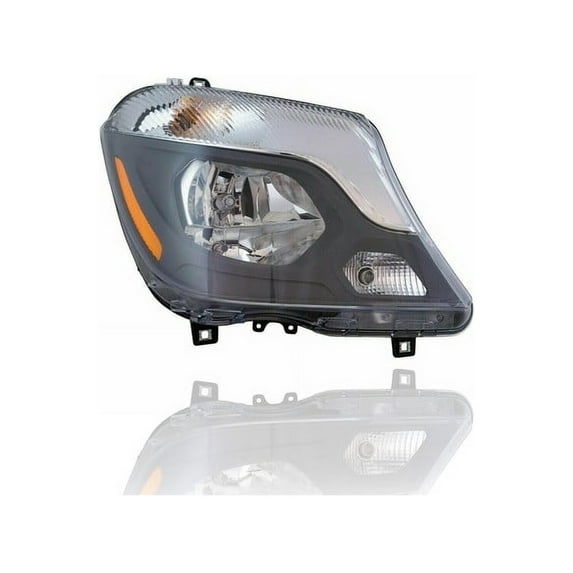 Headlight Assembly - Compatible/Replacement for '14-17 Mercedes-Benz Sprinter Van - Halogen - Right Hand - Passenger - 9068202961 CAPA