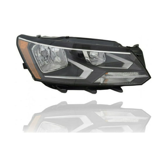 Headlight Assembly - Compatible/Replacement for '16-19 VW Volkswagen Passat - Halogen - Right Hand - Passenger - 561941006F