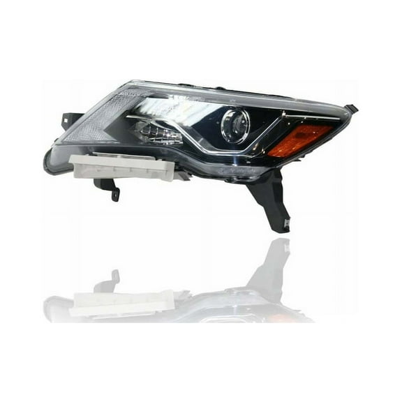 Headlight Assembly - Compatible/Replacement for '17-19 Nissan Pathfinder S/SV/SL - Halogen - Left Hand - Driver - 260609PF9A