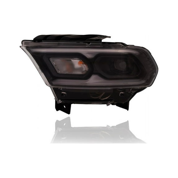 Headlight Assembly - Compatible/Replacement for '21-22 Dodge Durango - LED, Standard Type Black - Left Hand - Driver - 68433779AF