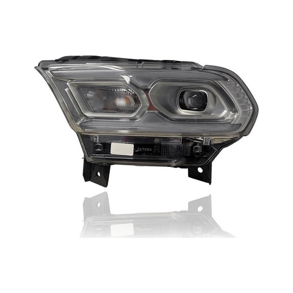 Headlight Assembly - Compatible/Replacement for '21-22 Dodge Durango - LED, Standard Type Chrome - Left Hand - Driver - 68433777AF