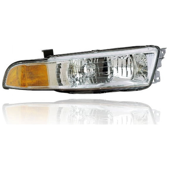 Headlight Assembly - Compatible/Replacement for '99-01 Mitsubishi Galant - Right Hand - Passenger - MR439550 - CAPA
