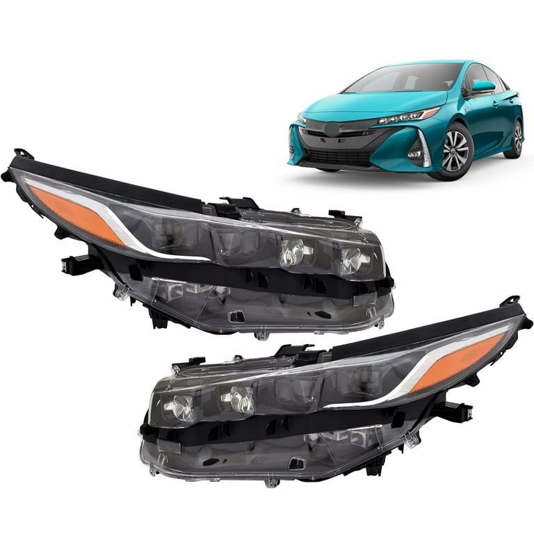 送料無料 通販  Headlight Prius Toyota 2017/2021 With Compatible Assembly Parts