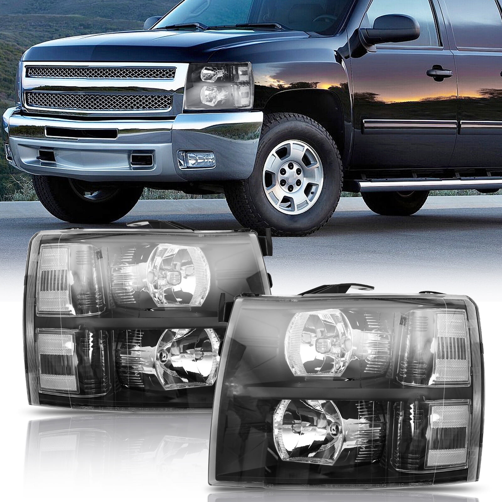 2007 Chevy Silverado Headlights