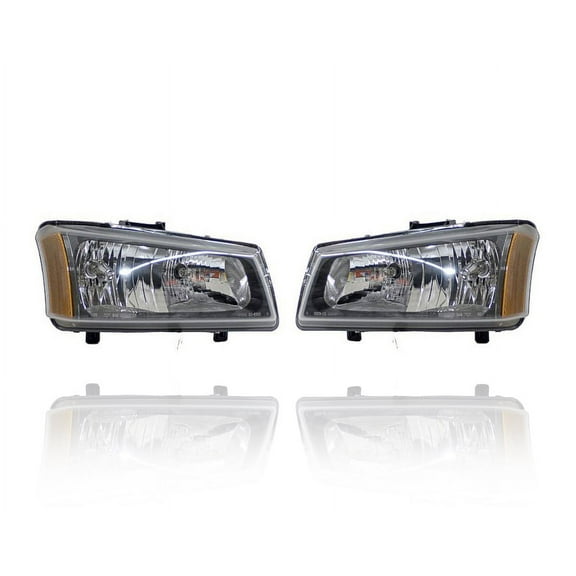 Headlight Assembly - Cooling Direct Fit/For 05-07 Chevrolet Silverado, 05-06 Avalanche - Both Pair, Left Driver Right Passenger Hand, Without Body Cladding, CAPA-Certified - 10396912, 10396913