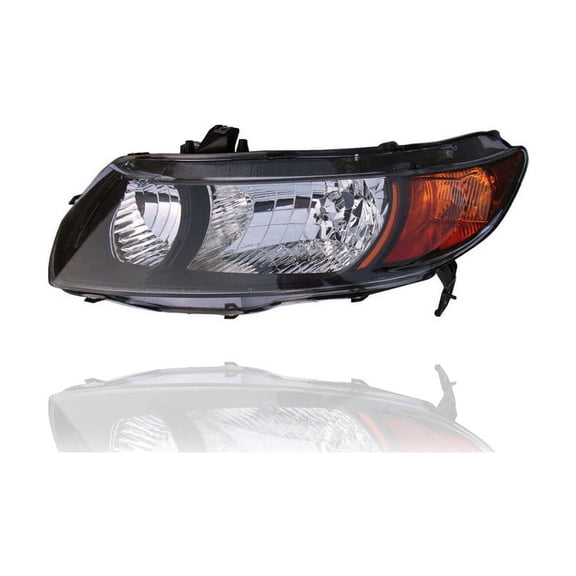 Headlight Assembly - Cooling Direct Fit/For 06-08 Honda Civic Coupe-DX/LX/EX (Exclude SI 2.0L) - Left Hand / Driver - 33151SVAA01