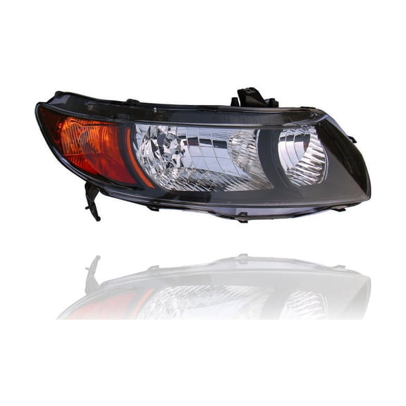 Headlight Assembly - Cooling Direct Fit/For 06-08 Honda Civic-Coupe-DX/LX/EX (Exclude SI 2.0L) - Right Hand / Passenger - 33101SVAA02