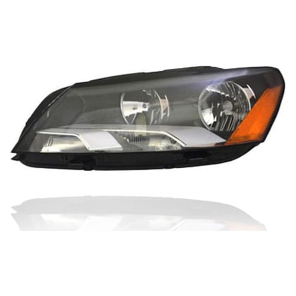Headlight Assembly - Cooling Direct Fit/For 11-15 Volkswagen Passat - Left Hand / Driver - Halogen - CAPA - 561941005D