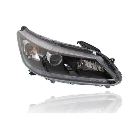 Headlight Assembly - Cooling Direct Fit/For 13-15 Honda Accord Sedan 4Cy - Halogen Type, Right Hand Passenger, NSF Certified - 33100T2AA01 Fits select: 2013-2015 HONDA ACCORD LX