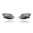 thumbnail image 1 of Headlight Assembly - Cooling Direct Fit/For 17-19 Nissan Rogue-S/SV/SL/Hybrid-SV (Exclude LED/SL-Premium/Hybrid-SL) - Halogen - Pair, Left Driver + Right Passenger Set - CAPA - 260106FL0A, 260606FL0A, 1 of 4