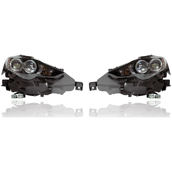 Headlight Assembly - Cooling Direct Fit/For LX2519141; LX2518141 14-16 Lexus IS250/350/200T/300 - Pair Left and Right Set, LED-Type, NSF