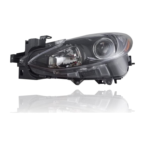 Headlight Assembly - Cooling Direct Fit/For MA2502144 14-16 Mazda Mazda3 Hatchback, 14-16 Sedan - Left Hand - Driver, Halogen Type Fits select: 2015-2016 MAZDA 3 SPORT, 2014 MAZDA 3 TOURING