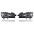 thumbnail image 1 of Headlight Assembly - Cooling Direct Fit/For MA2503144; MA2502144 14-16 Mazda Mazda3 Hatchback, 14-16 Sedan - Pair Left and Right Set, Halogen Type Fits select: 2015-2016 MAZDA 3 SPORT, 1 of 4