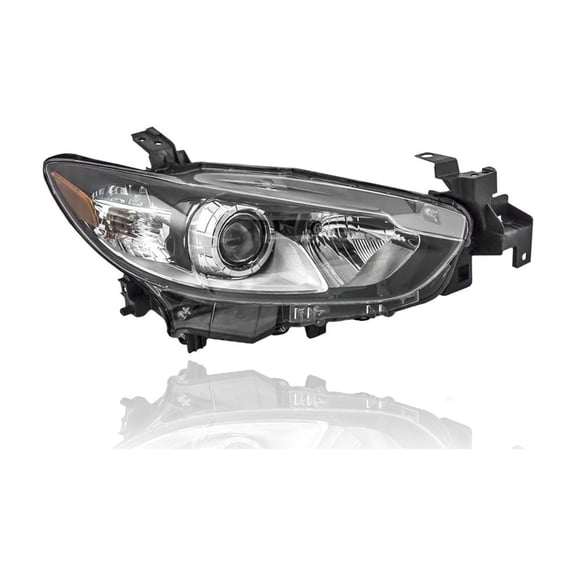 Headlight Assembly - Cooling Direct Fit/For MA2519160 14-20 Mazda Mazda6 - Right Hand - Passenger, Halogen, CAPA