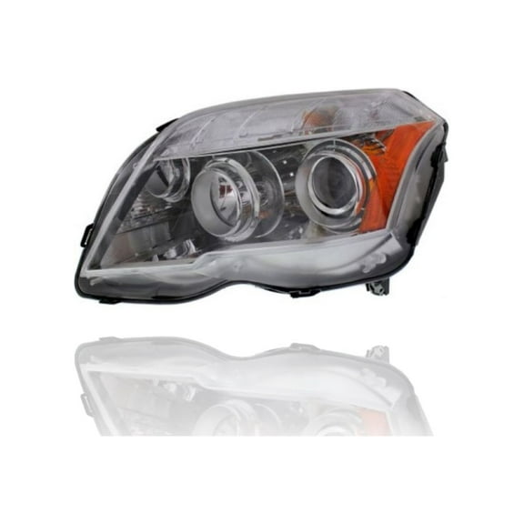 Headlight Assembly - Cooling Direct Fit/For MB2502188 10-12 Mercedes-Benz GLK-Class - Left Hand - Driver, Halogen, NSF