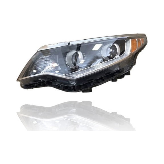 Headlight Assembly - DEPO Compatible/Replacement for '16-17 Kia Optima LX 1.6L/EX - LED, With Daytime Running Light Accent - Left Hand - Driver - 92101D5080