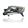 thumbnail image 1 of Headlight Assembly - DEPO Compatible/Replacement for '17-19 Nissan Pathfinder S/SV/SL - Halogen - Left Hand - Driver - 260609PF9A - CAPA, 1 of 2