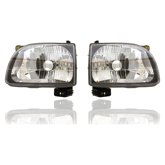 Headlight Assembly - Eagle Eye Fit/For 01-04 Toyota Tacoma Pickup - Left Driver + Right Passenger, Set Pair - 8111004110, 8115004110