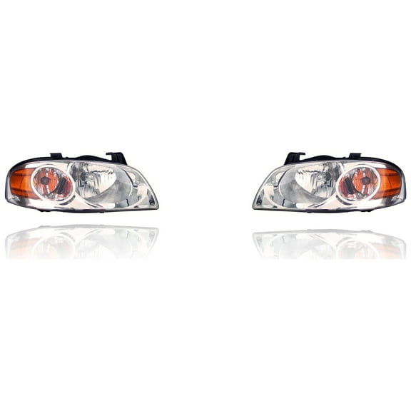 Headlight Assembly - Eagle Eye Fit/For 04-06 Nissan Sentra S-Model - Left Driver + Right Passenger, Set Pair Both Fits select: 2006 NISSAN SENTRA 1.8/1.8S, 2005 NISSAN SENTRA 1.8S