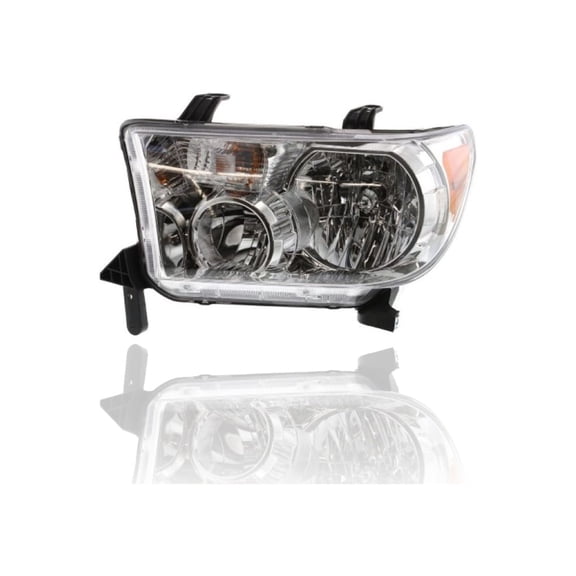 Headlight Assembly - Eagle Eye Fit/For 07-13 Toyota Tundra, 08-17 Sequoia - Without Level Adjuster, Left Hand Driver - 811500C051