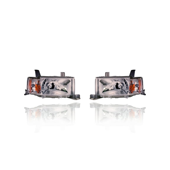 Headlight Assembly - Eagle Eye Fit/For 8113052440, 8117052440 04-06 Scion xB - Pair, Left Driver + Right Passenger Set Fits select: 2004-2006 TOYOTA SCION