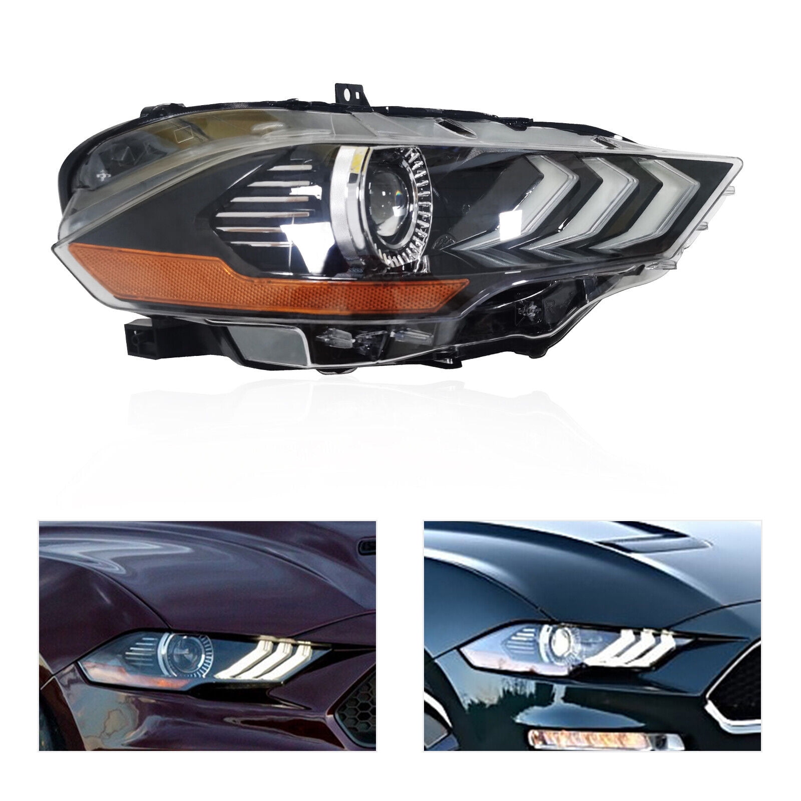 Headlight Assembly RH Passenger FO2503369 Fits Ford Mustang 2018 2019