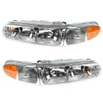 thumbnail image 1 of Headlight Assembly Set 2 Piece - Compatible with 1997 - 2005 Buick Century 1998 1999 2000 2001 2002 2003 2004, 1 of 2