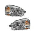 thumbnail image 1 of Headlight Assembly Set 2 Piece - Compatible with 2003 - 2006 Hyundai Santa Fe 2004 2005, 1 of 2