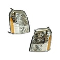 thumbnail image 1 of Headlight Assembly Set 2 Piece - Compatible with 2007 - 2014 Cadillac Escalade ESV 2008 2009 2010 2011 2012 2013, 1 of 2