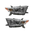 thumbnail image 1 of Headlight Assembly Set 2 Piece - Compatible with 2011 - 2013 Toyota Highlander 2012, 1 of 2