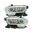 thumbnail image 1 of Headlight Assembly Set 2 Piece - Compatible with 2016 - 2018 Toyota Tacoma 2017, 1 of 2