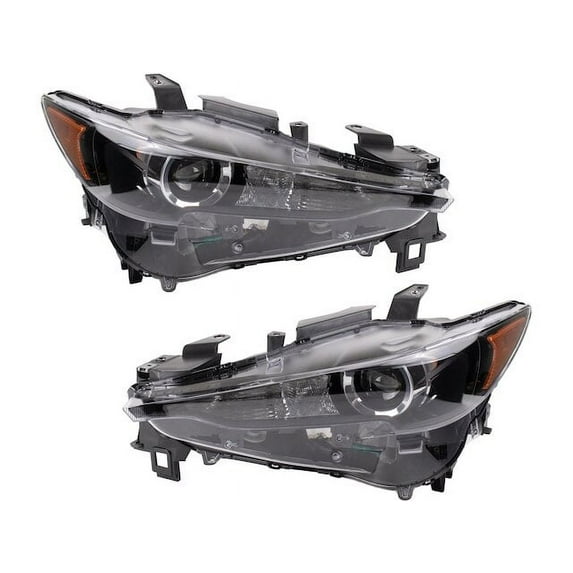 Headlight Assembly Set 2 Piece - Compatible with 2017 - 2021 Mazda CX-5 2018 2019 2020