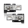 thumbnail image 1 of Headlight Assembly Set - Compatible with 1992 - 2000 GMC Yukon 1993 1994 1995 1996 1997 1998 1999, 1 of 2