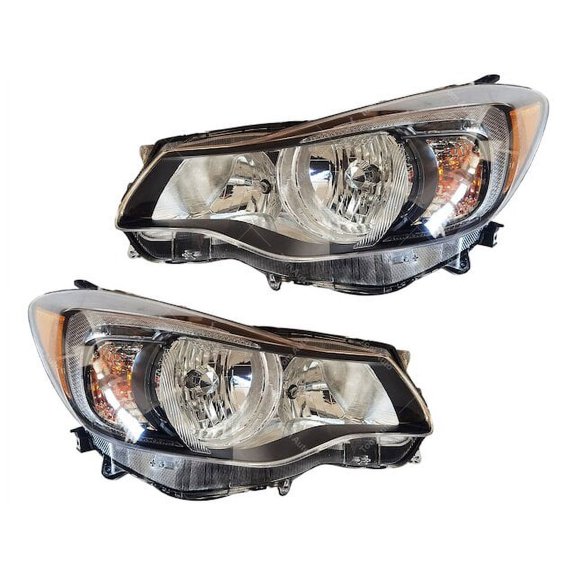 Headlight Assembly Set - Compatible with 2013 - 2014 Subaru XV Crosstrek - Replacement