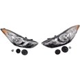 thumbnail image 1 of Headlight Assembly Set - Compatible with 2013 Hyundai Elantra Coupe, 1 of 2